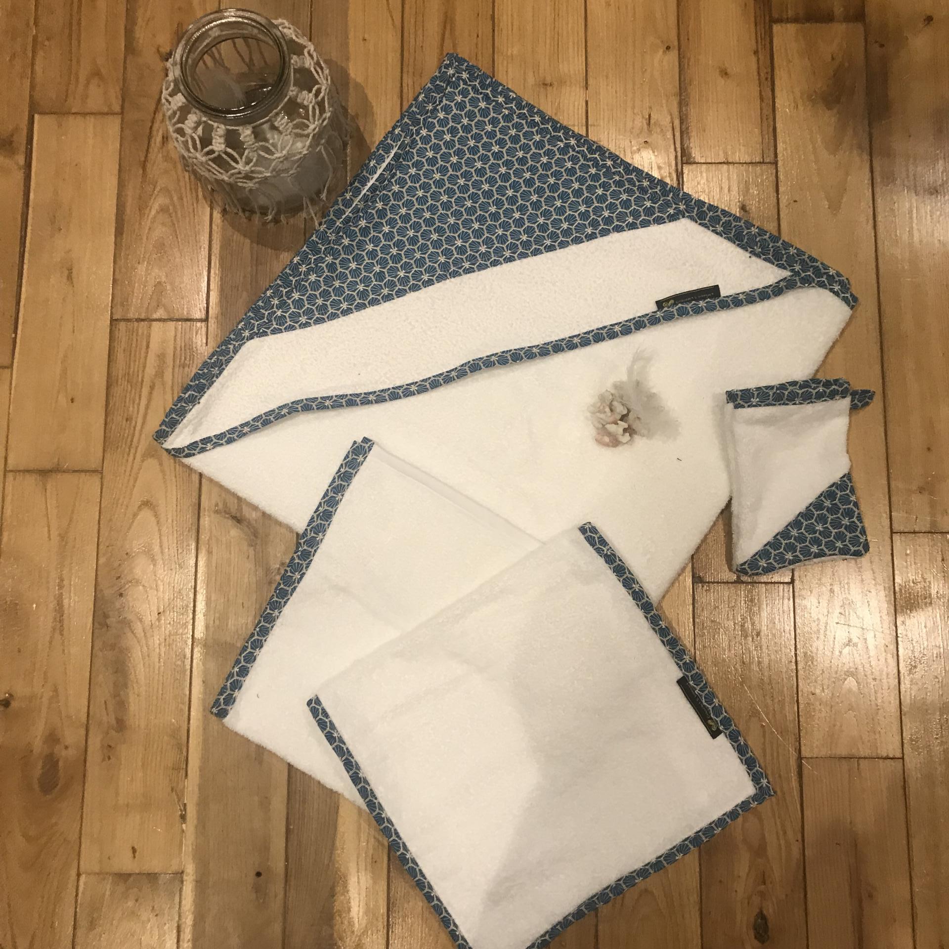 Ensemble de bain nid d’abeille chic✨